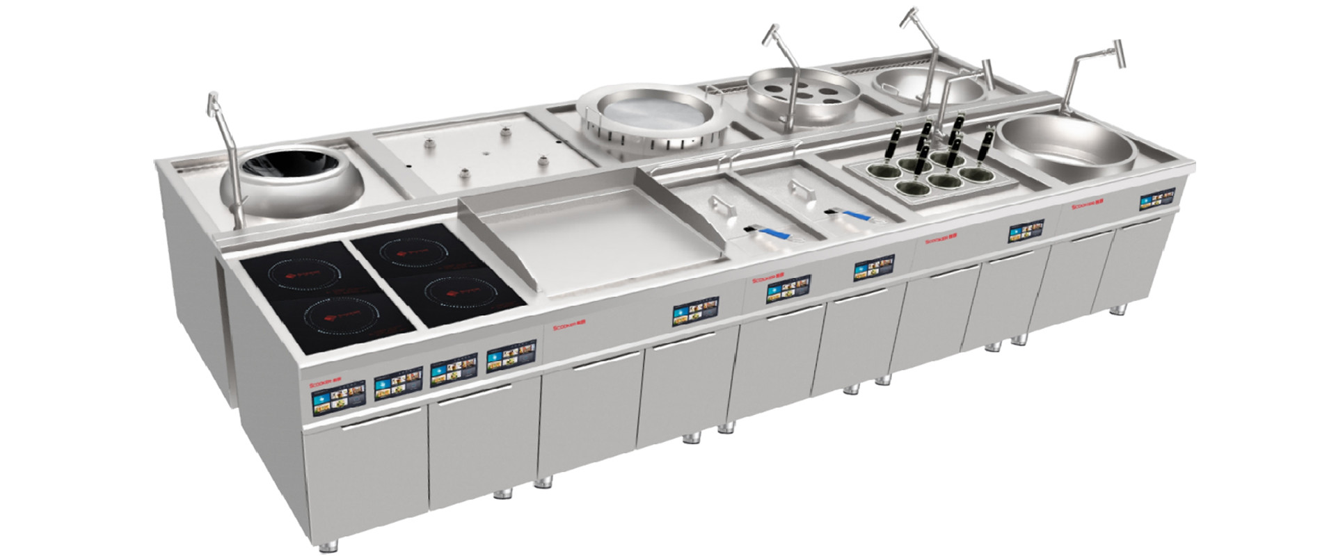 qualité Série de cuisinières insulaires intégrés usine
