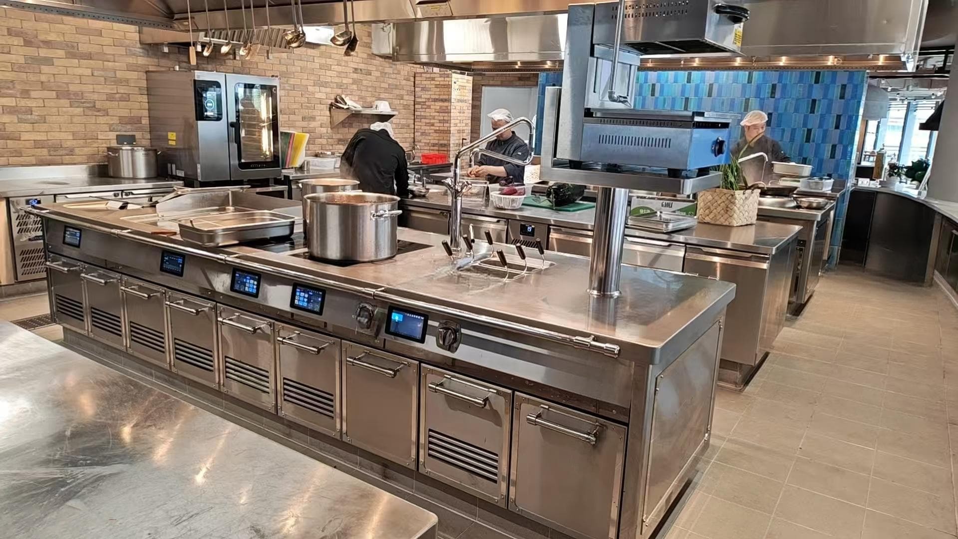 Qualité Série de cuisinières insulaires intégrés usine