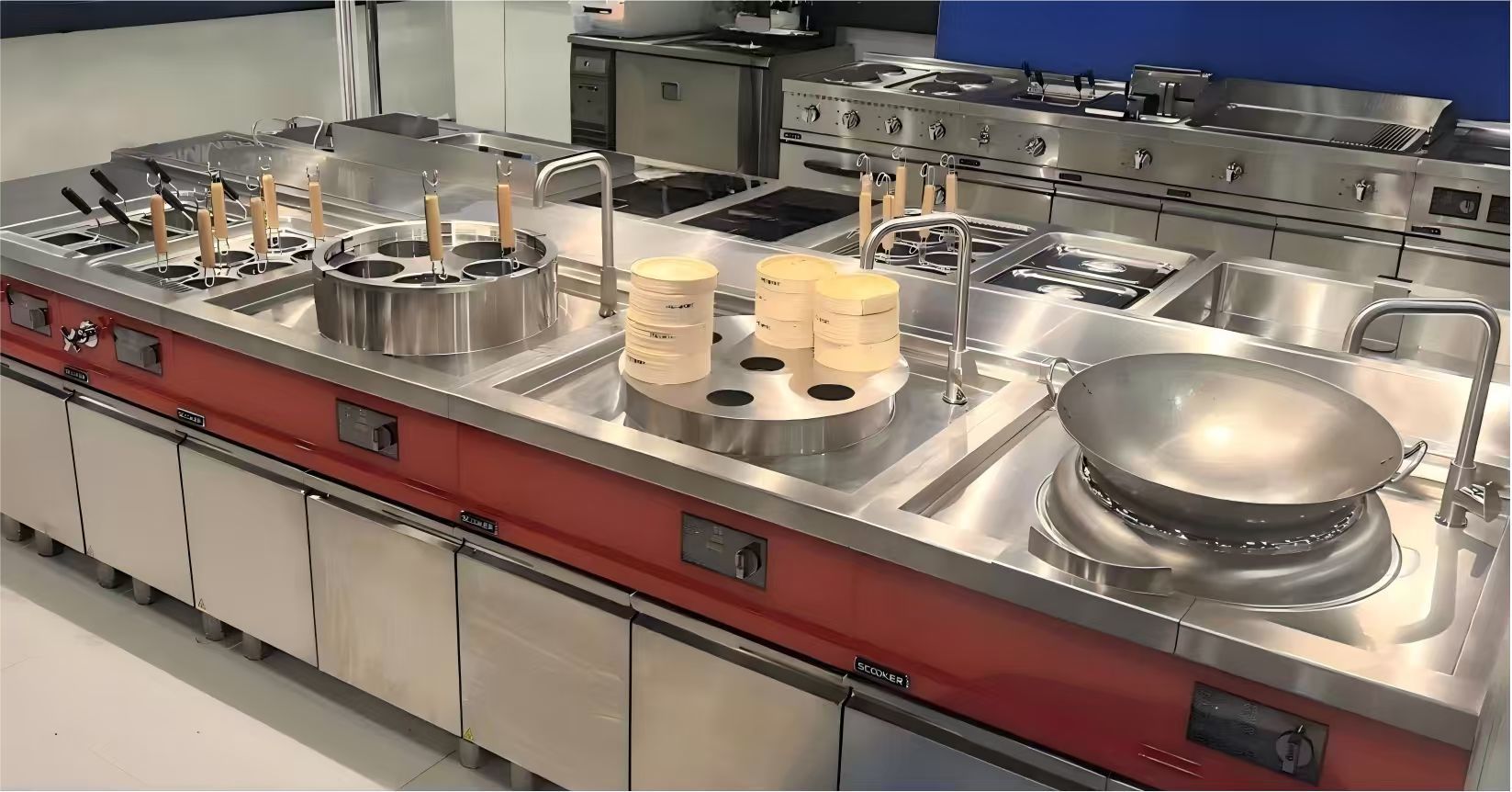 Qualité Série de cuisinières insulaires intégrés usine