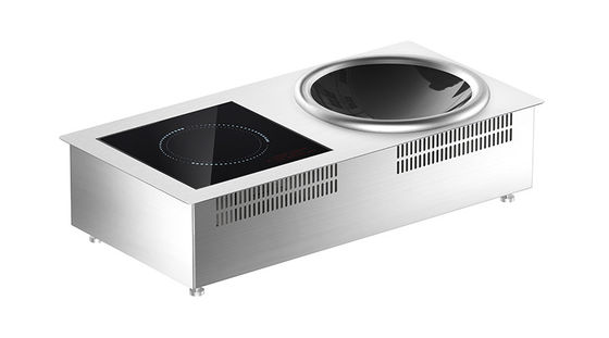 qualité  Built-in Induction Combination Cooktop  with Flat and Concave Surfaces usine