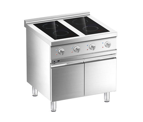 qualité  Floor Western Induction Four-zone Cooking Range with Cabinet usine
